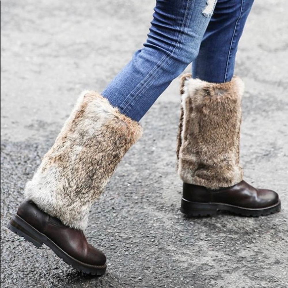 Frye Cuff Lug Boots Size 9